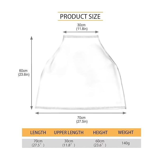 Binienty Christmas Santa Claus Nursing Cover for Moon Christmas Decor Soft Lightweight Car Seat Canopy Multi Use Breastfeeding Covers Breathable and Comfy