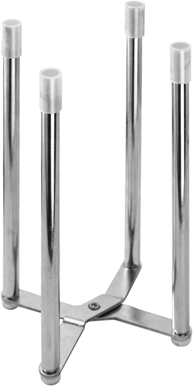 Drying Rack, Stainless Steel Kitchen Stand Holder for Bottles, Cups and Plastic Bags, Multifunctional Countertop Shelf