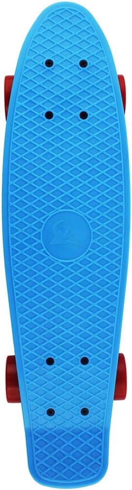 Skateboards Complete 22 Inch Mini Cruiser Retro Skateboard for Kids Boys Youths Beginners