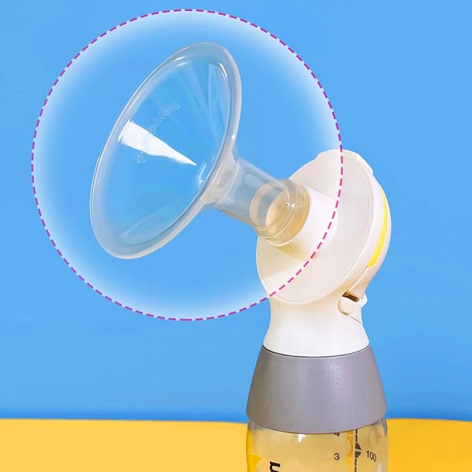 PumpMom-us 17mm Shields Compatible with Medela Breast Pump Parts, Replace Flange Accessories for PersonalFit, Freestyle, Harmony, Maxi, Flex Connector, PersonalFit Flex Breast Shield, 2pcs (17mm)