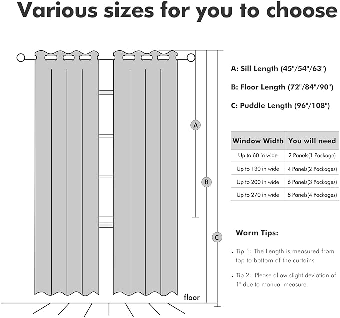 MIULEE 100% Blackout Linen Textured Curtains for Bedroom Solid Thermal Insulated Ivory Grommet Room Darkening Curtains & Drapes Luxury Decor for Living Room Nursery 62 x 90 Inch (2 Panels)