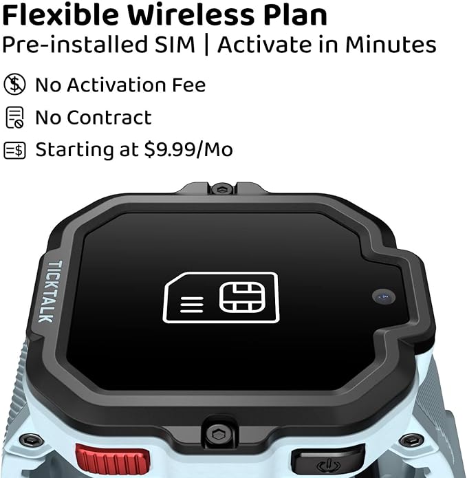 TickTalk 5 - Kids Smart Watch with GPS Tracker, Video Calling, SOS, & Parental Controls | Smartwatch with Free Music, Texting, Kid Phone Call and Text, Boys & Girls - 4G Smart Watch for Kids 3-12