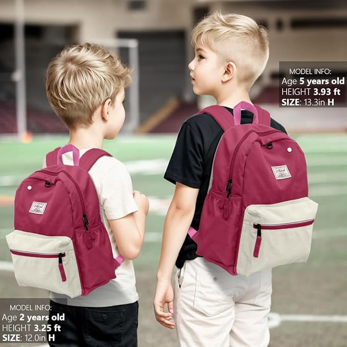 Toddler Backpack for Toddlers 1-2: Baby kids Backpack for daycare Boys Girls Not fit Folder