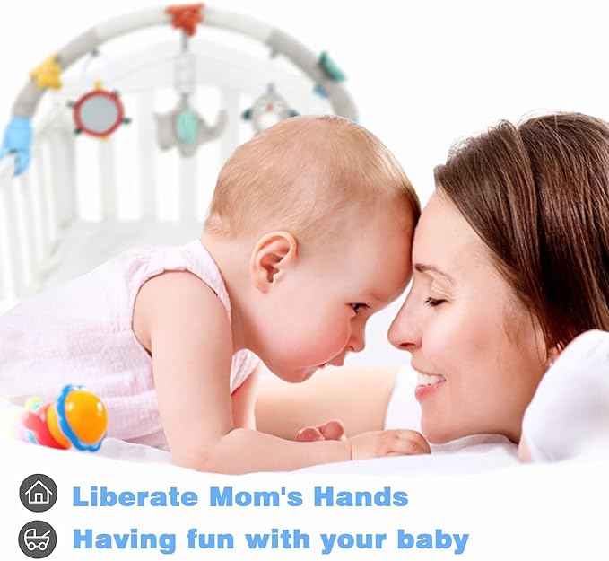 Pau1Hami1ton Baby Stroller Arch Toys, Car Seat Toys,Baby Gifts.S-19(Elephant)