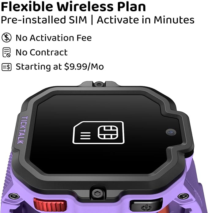 TickTalk 5 - Kids Smart Watch with GPS Tracker, Video Calling, SOS, & Parental Controls | Smartwatch with Free Music, Texting, Kid Phone Call and Text, Boys & Girls - 4G Smart Watch for Kids 3-12