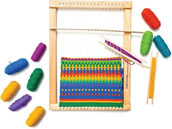 Harrisville Designs Lap Loom Kit, Hand Weaving for Kids and Adults (Style A)