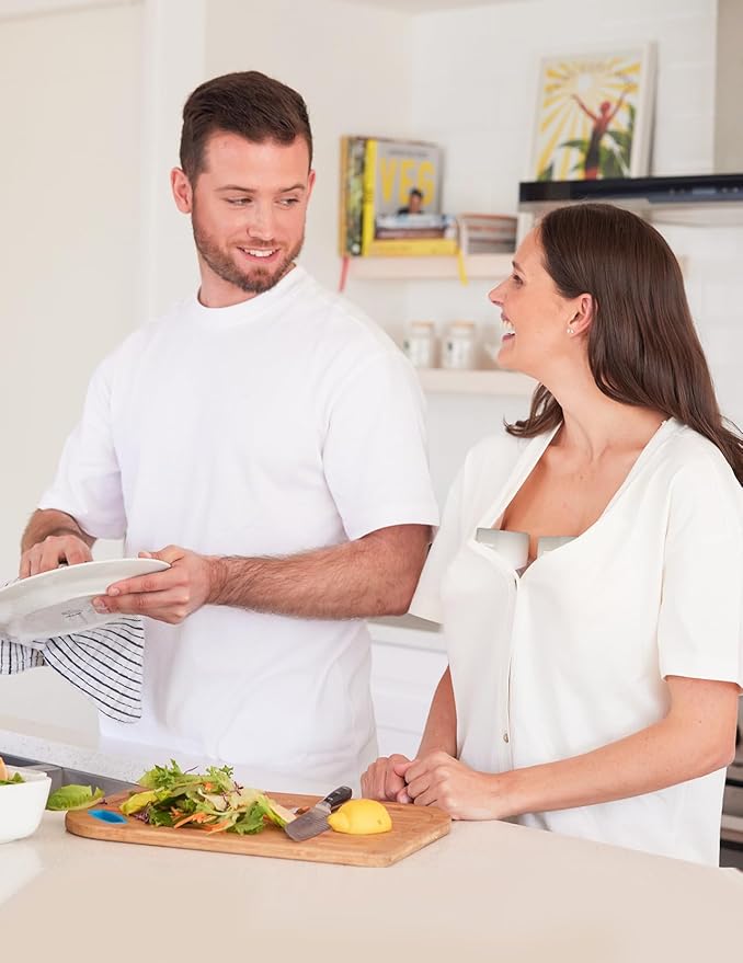 Momcozy Hands-Free Breast Pump S12 Pro, Wearable & Portable Pump with Soft DoubleFit Flange, 3 Modes | 9 Levels Double Electric Pump, Smart Display, 24mm, 2 Pack, Cozy Grey