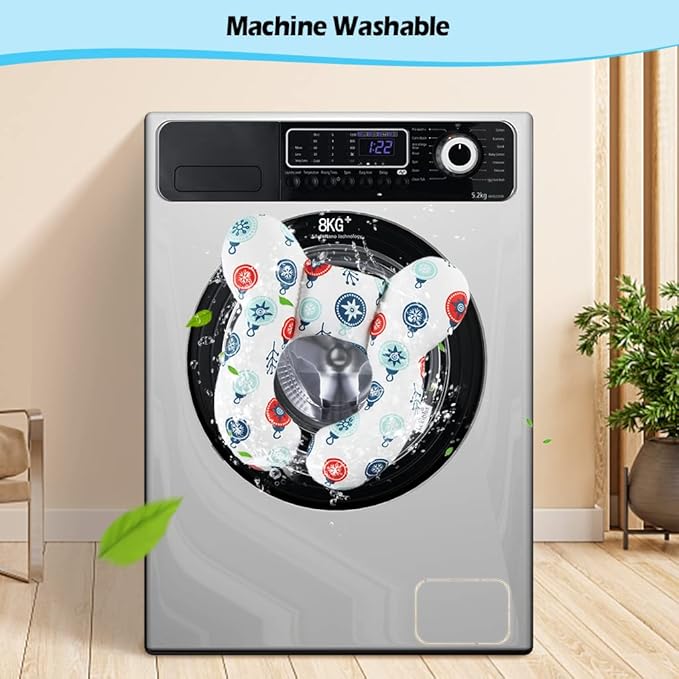 KAKIBLIN Baby Travel Pillow for Head and Neck, Upgraded Baby Support Pillow, Baby Neck Pillows for Car Seat,Pushchair,Travel,(Cross)