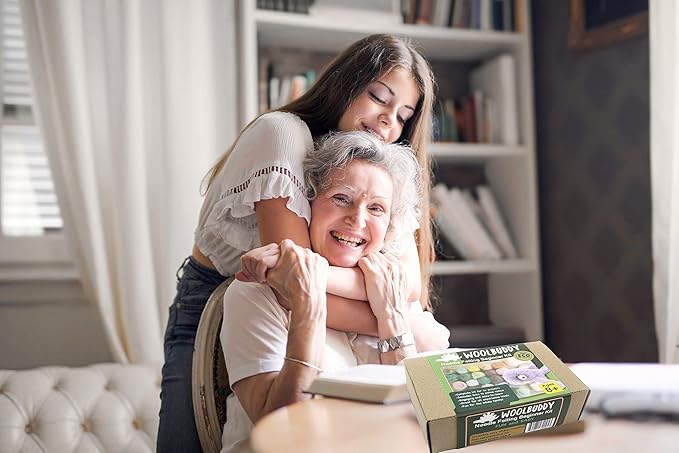 Woolbuddy ๐ก๐ฒ๐ฒ๐ฑ๐น๐ฒ ๐๐ฒ๐น๐๐ถ๐ป๐ด ๐ฆ๐๐ฎ๐ฟ๐๐ฒ๐ฟ ๐๐ถ๐ ๐ณ๐ผ๐ฟ ๐๐ฑ๐๐น๐๐ & ๐๐ถ๐ฑ๐ โ 40 Wool Colors, Core Wool, Felting Supplies, 4 Needles, Pad & Guide โ DIY Animal Craft Kit for Creatives