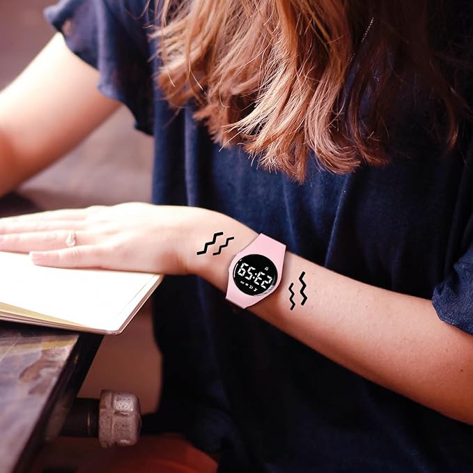 Kids Watches for Girls Boys Digital Sport Watch with Step Counter Pedometer Vibration Alarm Clock, No App Waterproof Fitness Tracker Kids Watch Boys Girls Teens Students Ages 5-16