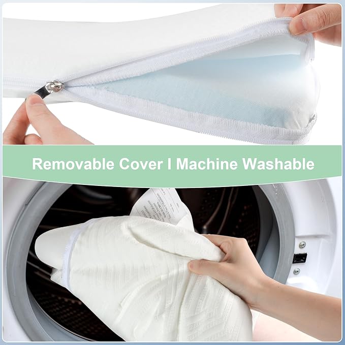 ANGELBLISS Bassinet Mattress Topper, Gel Memory Foam Mattress with Removable Cover Fit for AMKE Bassinet (35" x 20"), Bellababy, Evolur Stellar and Yamesmile Bassinets, Waterproof Soft Mattress