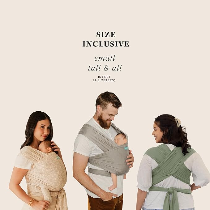 Moby Baby Wrap Carrier Classic for Newborns to Toddlers (8-33lbs), Infant Sling Carrier, Lightweight & Hands Free Design, Adjustable for All Body Types (Costal Blooms)