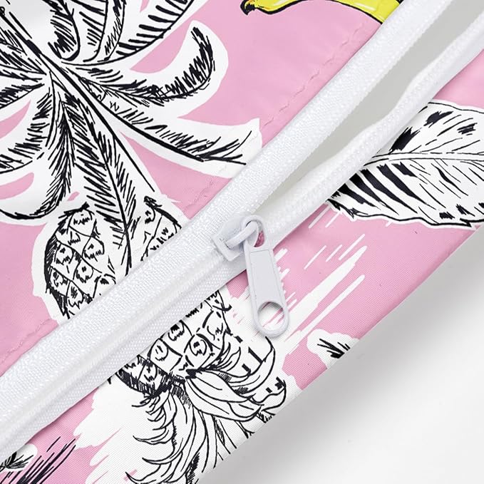 Wet Bag, Wet Dry Bag, Wet Bag for Swimsuit, Travel, Beach, Pool, Diapers, Dirty Yoga Gym Clothes, Makeup Bag, Waterproof Tropical Palm Leaves Decor Jungle Palm Leaf Favors