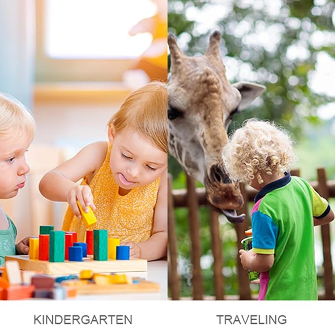 SUN EIGHT Toddler Lightweight Backpack for Girls Cute 3D Animal Waterproof Schoolbag for Baby Girl Boy 2-5 Years(Rabbit)