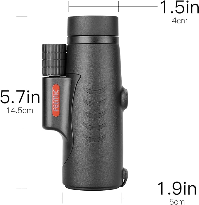 Monocular Telescope High Power 8x42 Monoculars Scope Compact Waterproof Fogproof Shockproof with Hand Strap for Adults Kids Bird Watching Hunting Camping Hiking Travling Wildlife Secenery