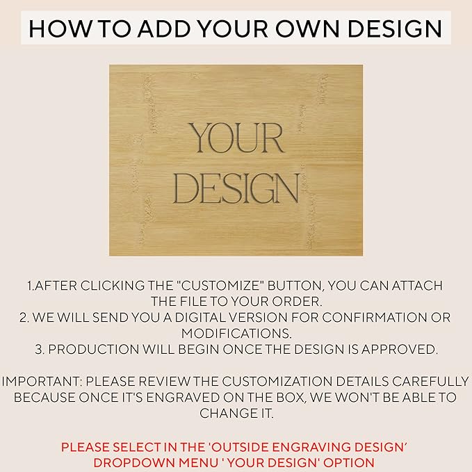 Personalized Love Box for Memories - Engraved Keepsake Box w/ Couples Names, Anniversary Wedding Gift for Couple, Bamboo Wood Decorative Chest, Custom Memory Storage, Hidden Message, 11 x 8 x 4.75 in