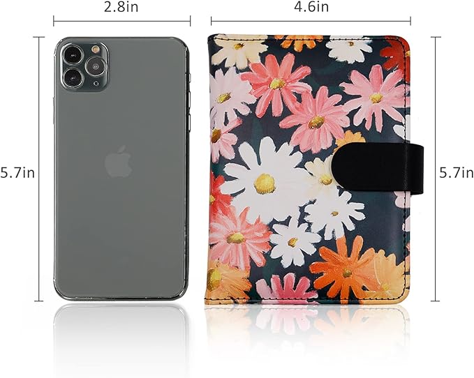 Melsbrinna Rfid Passport Holder for Travel women/Men, Cute Passport Wallet Rfid Blocking Card Slots, Rfid Passport Cover/CaseTravel Wallet, Passport Book Holder (1, Black1)