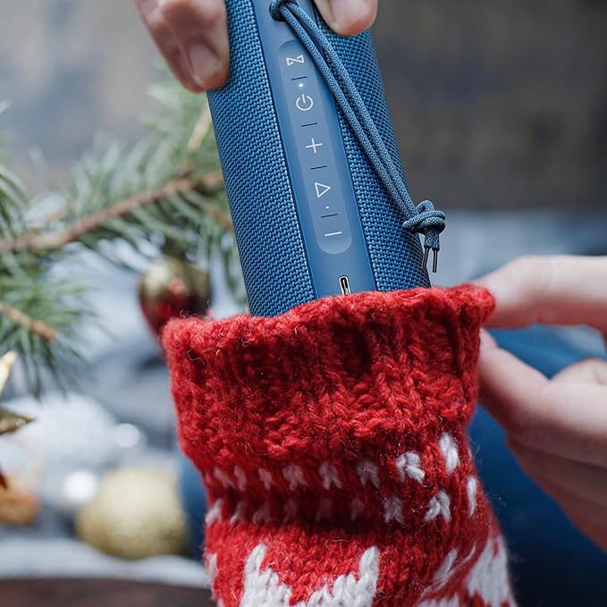 MIATONE Portable Bluetooth Speakers 36W Stereo Sound Bass Boost, 24H Playtime, Bluetooth 5.3 TWS Pairing Father Boy Friend Gifts for him (Blue)