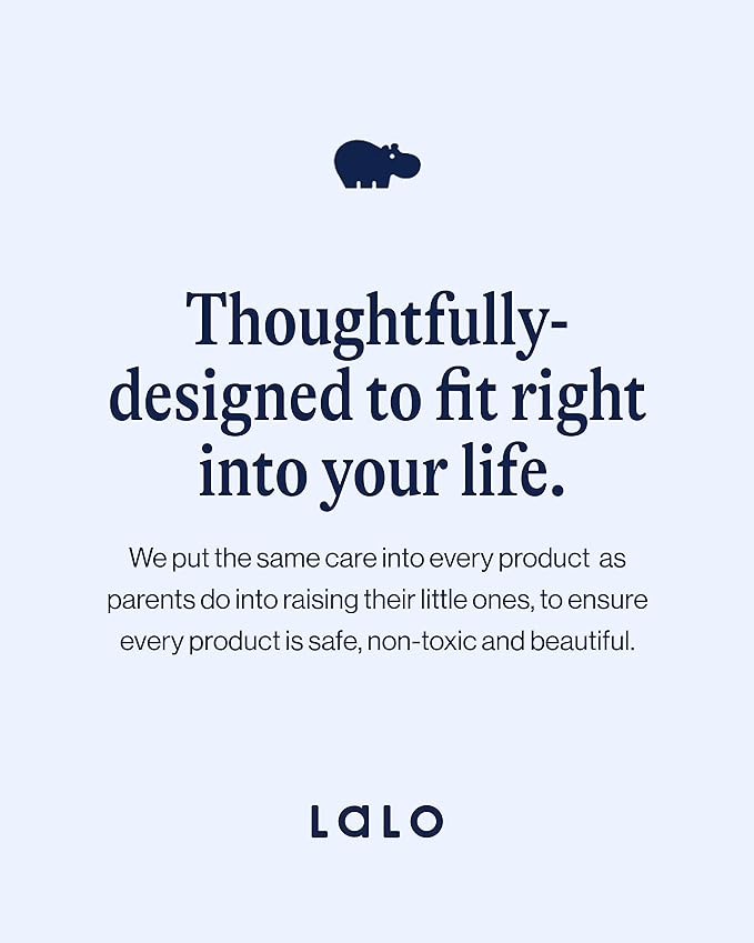 Lalo The Bib - Waterproof, Non-Toxic Silicone Baby Bib with Adjustable Neck Band & Silicone Food Pouch Catcher, Set of 2