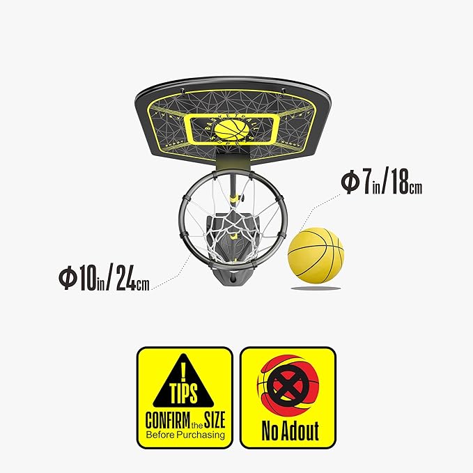 Kids Basketball Hoop Indoor Outdoor Portable Adjustable Height 3.6ft-6.2ft Toddler Basketball Hoop for Kids Boys Girls Age 3 4 5 6 7 8 Little Kids Basketball Goal Backyard Sports Toy Game Gifts