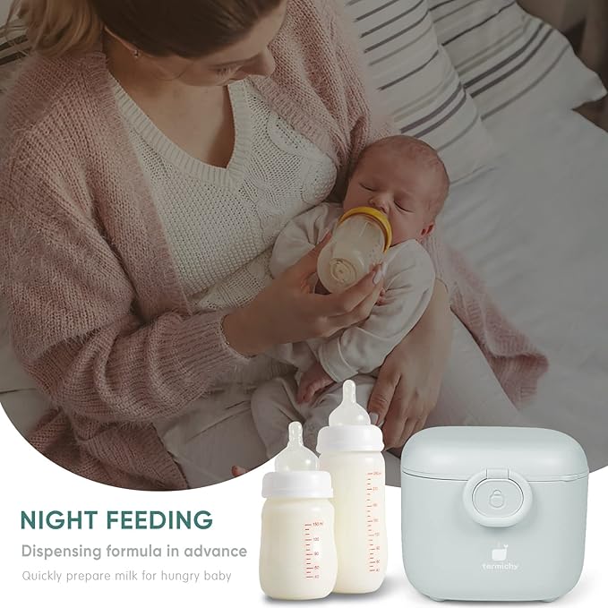 Termichy Milk-Powder Formula Dispenser Container: 14OZ Baby Formula Storage Container for Travel - Portable Formula Holder 400g