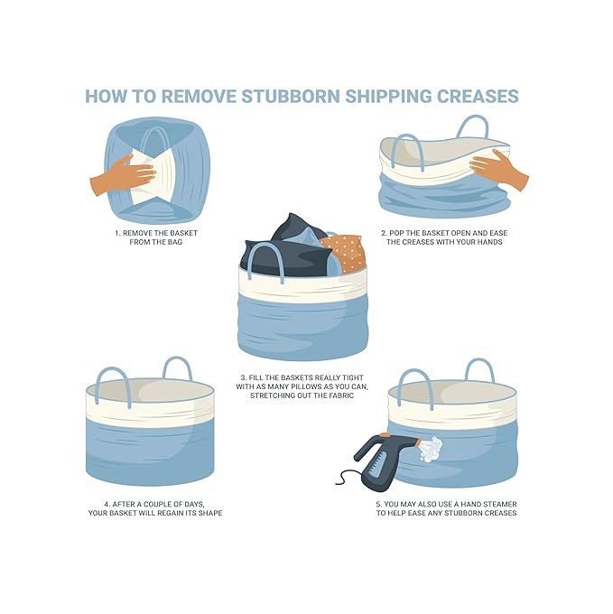 OrganiHaus Cotton Rope Basket for Rainbow Classroom Decor 15x18 | Toy Basket for Pastel Room Decor | Playroom Organization and Storage | Toy Bins & Book Basket | Tall Blanket Basket for Living Room