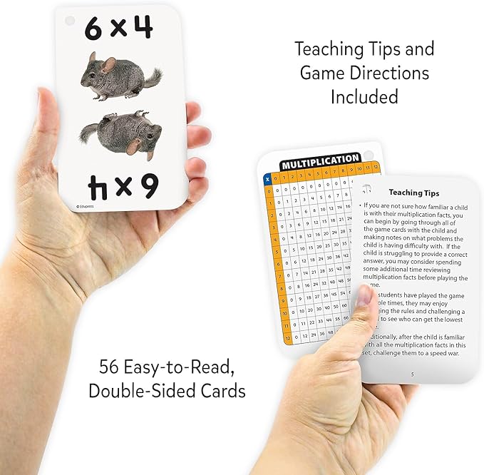 Teacher Created Resources Math War Multiplication Flash Cards (EP62048)