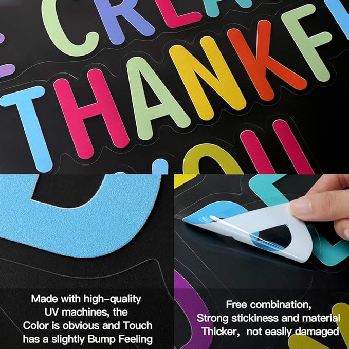 TOARTi Jungle & Woodland Animals Wall Decals - Hot Air Balloon & Elephant Giraffe Rabbit Wall Art Stickers for Baby & Kids Room Decoration