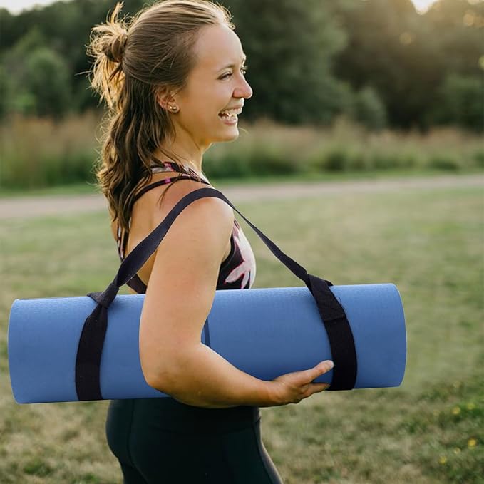 UMINEUX Yoga Mat Extra Thick 1/3'' & 2/5" Non Slip Yoga Mats for Women Eco Friendly TPE Fitness Exercise Mat with Carrying Sling & Storage Bag