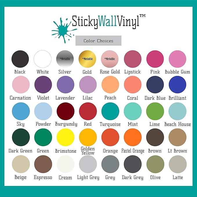 Custom Name & Heart Wall Decal- Baby Boy Girl Unisex - Nursery Decal for Home Bedroom Children - Wall Sticker (397) (18" Wide x 7" high)