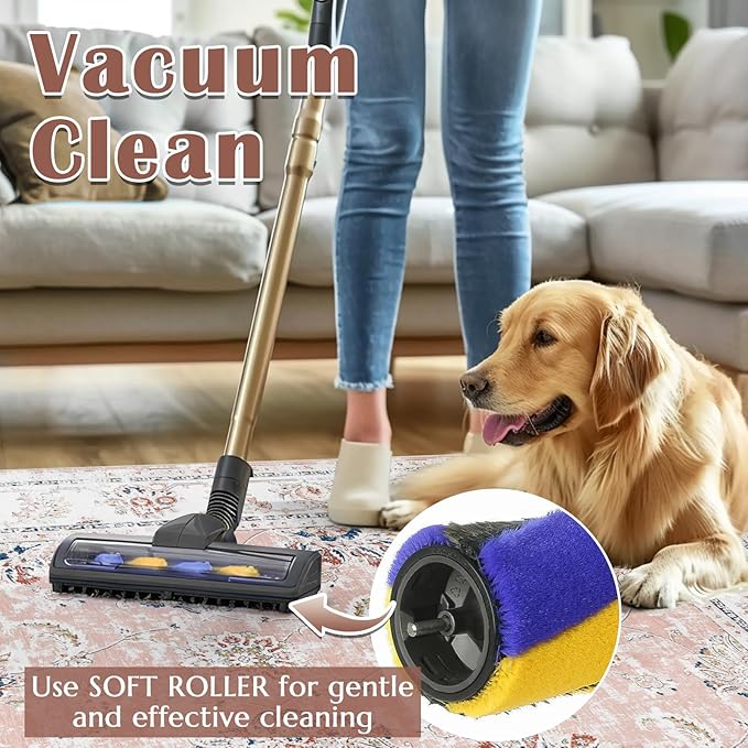 jinchan 6x9 Area Rugs for Living Room - Machine Washable Vintage Floral Distressed Design Stain Resistant Boho Carpet Ultra-Thin Low Pile Non-Slip for Bedroom Dining Room Office (6‘x9',Pink)