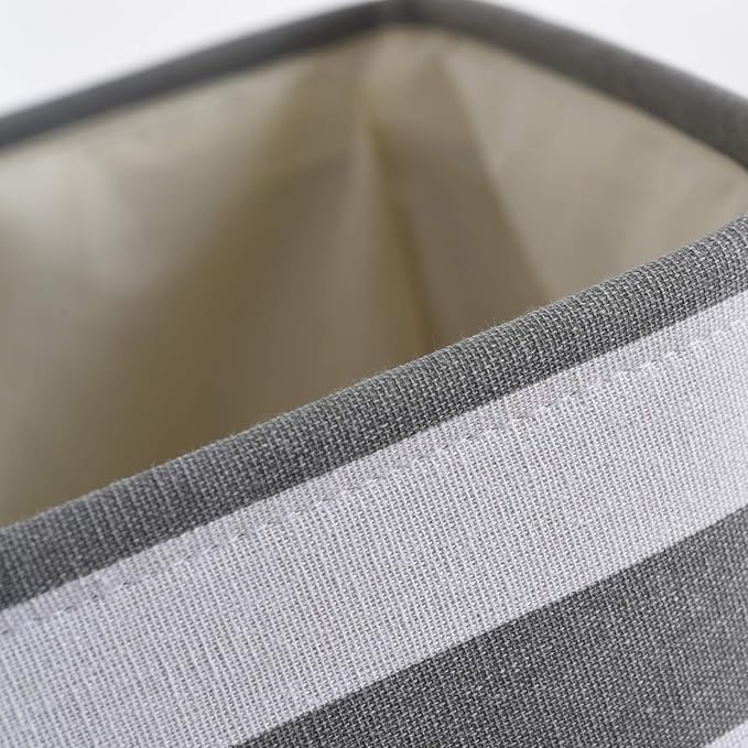 TheWarmHome Extra Large Cube Storage Bins Baskets for Organizing, Sturdy Fabric Storage Basket Cube W/Handles, Decorative Foldable Storage Baskets for Shelves Closet Nursery Toy (3 Pack 16×12×12inch)