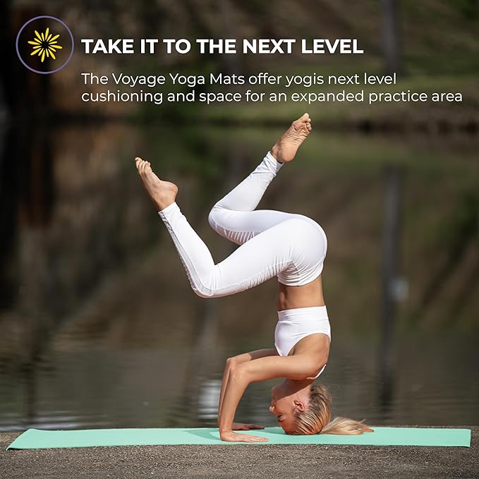 Sunshine Yoga Voyage Yoga Mat, 10 Pack, 72" x 24" Professional Studio and Gym Bulk Yoga Mats, 5mm Thick, Durable, Anti-Tear, Non Slip Fitness and Exercise Mats