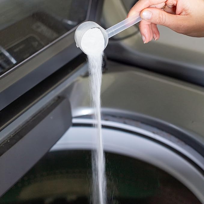 Sandalwood Laundry Detergent Powder | Only 100% Pure Essential Oils | Safe for Sensitive Groups | Powerful Clean | Plant & Mineral-Based | Made in USA | 3lbs