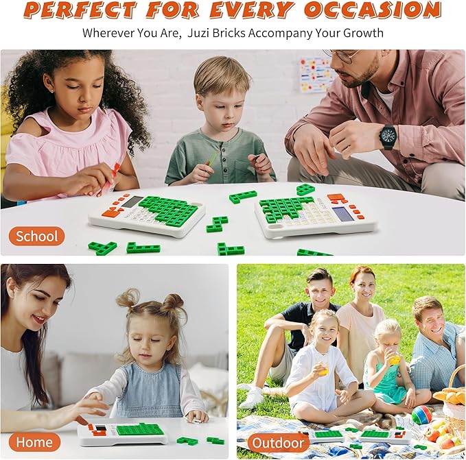 Super Brain Teaser Puzzles for Kids and Adults, Block Pattern Matching Puzzle Games with 1000+ Challenges, STEM Toys Birthday Gifts for Boys and Girls, Travel Games for Road Trips.