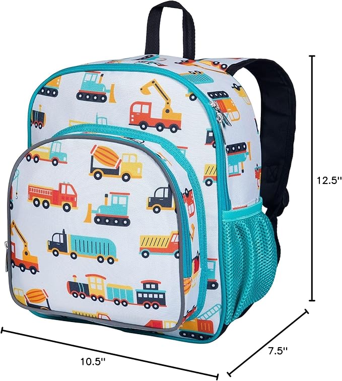 Wildkin 12-inch Kids Backpack – Padded, Adjustable, Ideal for Daycare & Travel - Modern