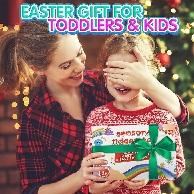 UIIOPJIOM Dinosaur Color Sorting Sensory Toys, Montessori Toys for Toddler Fine Motor Skill Game Learning Activities Quiet Calm Down Fidgets for Classroom Stocking Stuffers for 3 4 5 Year Old Kid