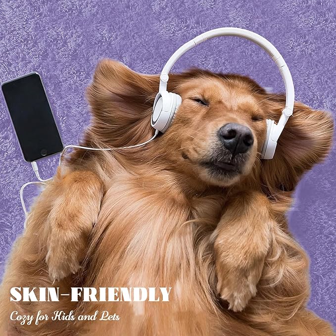 8x10 Area Rug for Living Room: Fluffy Shag Soft Washable Rugs Large Fuzzy Plush Indoor Carpet for Bedroom Nursery Playroom Kids Girls Boys Room (Purple, 8'x10')