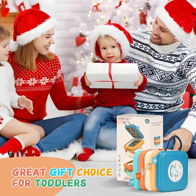 Busy Board for 1 Year Old, Travel Toys for Toddler 1-3, Montessori Busy Board Busy Cube, Toys Gifts for 1 Year Old Boy Girl