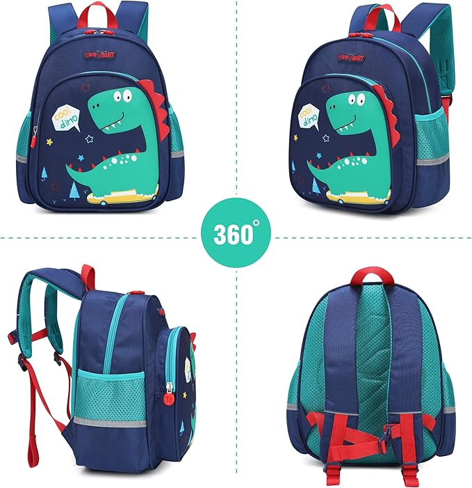 Toddler Backpack girl little Backpacks Animal Cartoon Mini Travel Bag for Baby Girl Boy 1-3 Years Baby Backpack(Dinosaur)