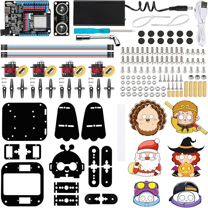 Robotics for Kids Ages 12-16,Bionic Biped Robot Kit for Arduino ESP32, STEM Science Kits, Cool Engineering Building Toys, Science Coding Kit for 12+ Boys Girls Teens and Adults Unique Gifts