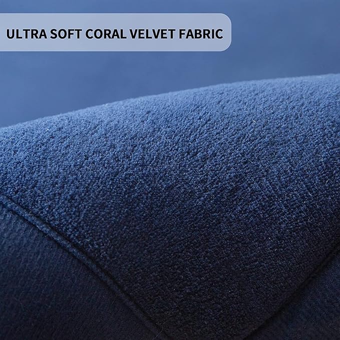 MAXYOYO Baby Play Mat, 1.2" Thick Memory Foam Soft Padded Carpet with Non-Slip Backing, 3x5 ft Japanese Tatami Rug Living Room for Kids, Toddler, Children, Nusery(Navy)