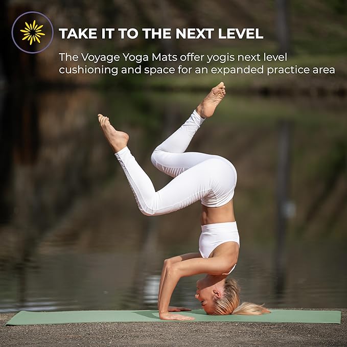 Sunshine Yoga Voyage Yoga Mat, 10 Pack, 72" x 24" Professional Studio and Gym Bulk Yoga Mats, 5mm Thick, Durable, Anti-Tear, Non Slip Fitness and Exercise Mats