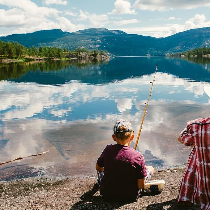 Kids Fishing Pole, Telescopic Fishing Rod, Toddler Collapsible Fishing Rod and Reel Combo with Tackle Box, Fishing Line, Bobber, and Soft Lures for Boy, Girl, Youth, Beginner, Over 4 Years Old