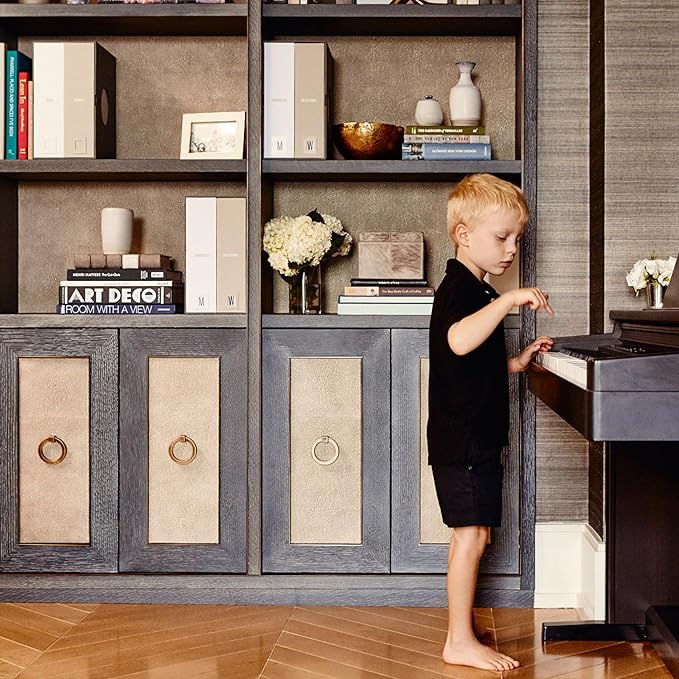 Savor | The Original Deluxe Keepsake Box | Fabric Bound Acid-Free Gender-Neutral Minimalist Newborn Keepsake and Memory Organizer with Labels | for Pregnancy, Mother's Day, Baby Shower, New Baby