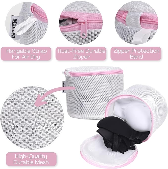 Mesh Bra Bags for Washing Machine, Lingerie wash Bags for Laundry