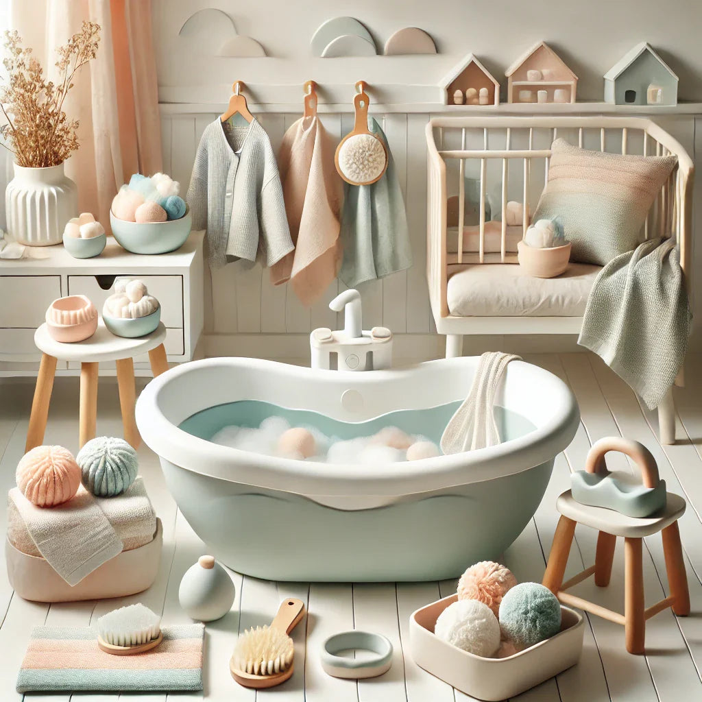 Baby Bathtubs & Bath Essentials