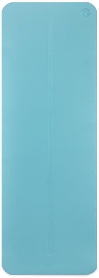 Manduka Begin Yoga Mat 68" - 5mm Cushioning | Comfortable, Lightweight & Reversible with Alignment Stripe | Budget-Friendly | 68 x 24 inches