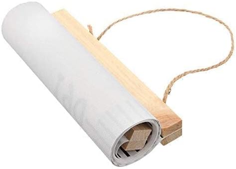 Kids Growth Chart, Wood Frame Fabric Canvas Height Measurement Ruler from Baby to Adult for Child's Room Decoration 7.9 x 79in (7.9 x 79in, Colorful)