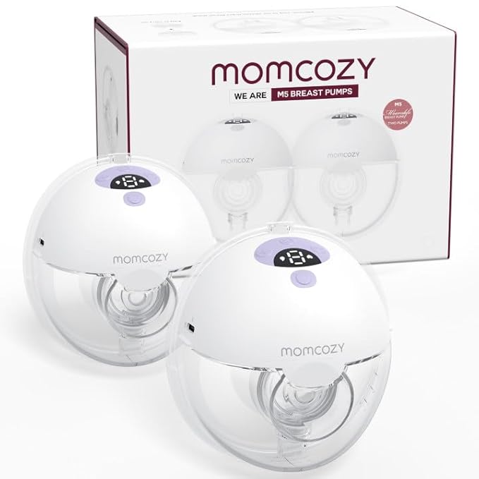 Momcozy Milk Collector Only Compatible with Momcozy M5 NOT for Others. Original M5 Breast Pump Replacement Accessories, 1 Pack